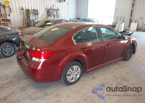 2011 Subaru Legacy 2.5I from USA, damaged, VIN 4S3BMCA67B3232694